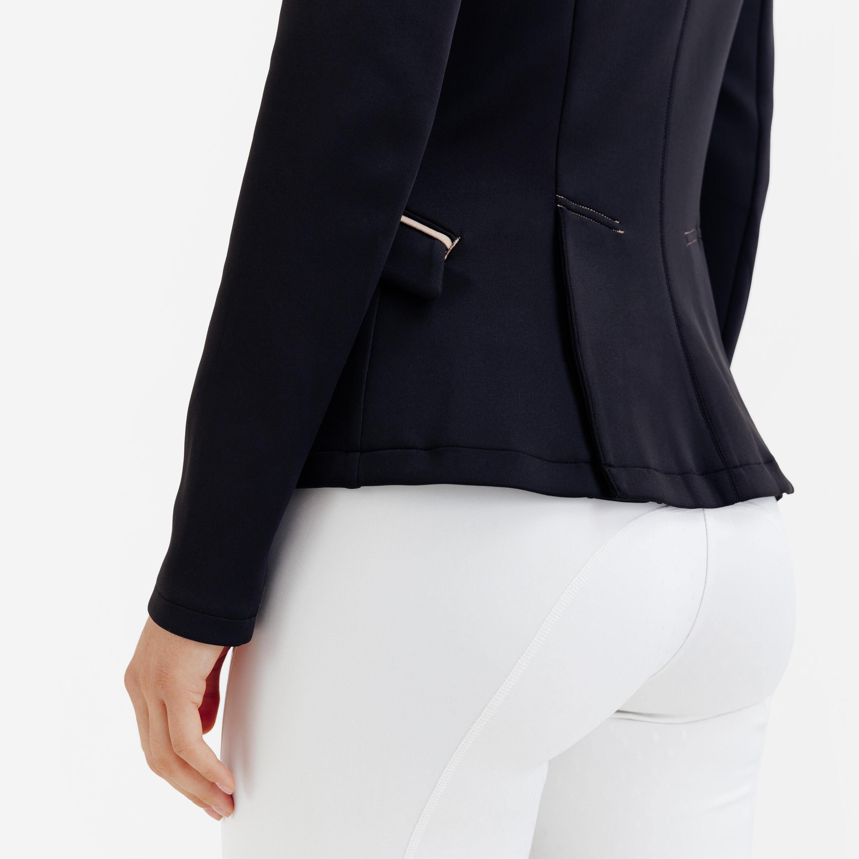 Veste de concours équitation femme - noir 6/8