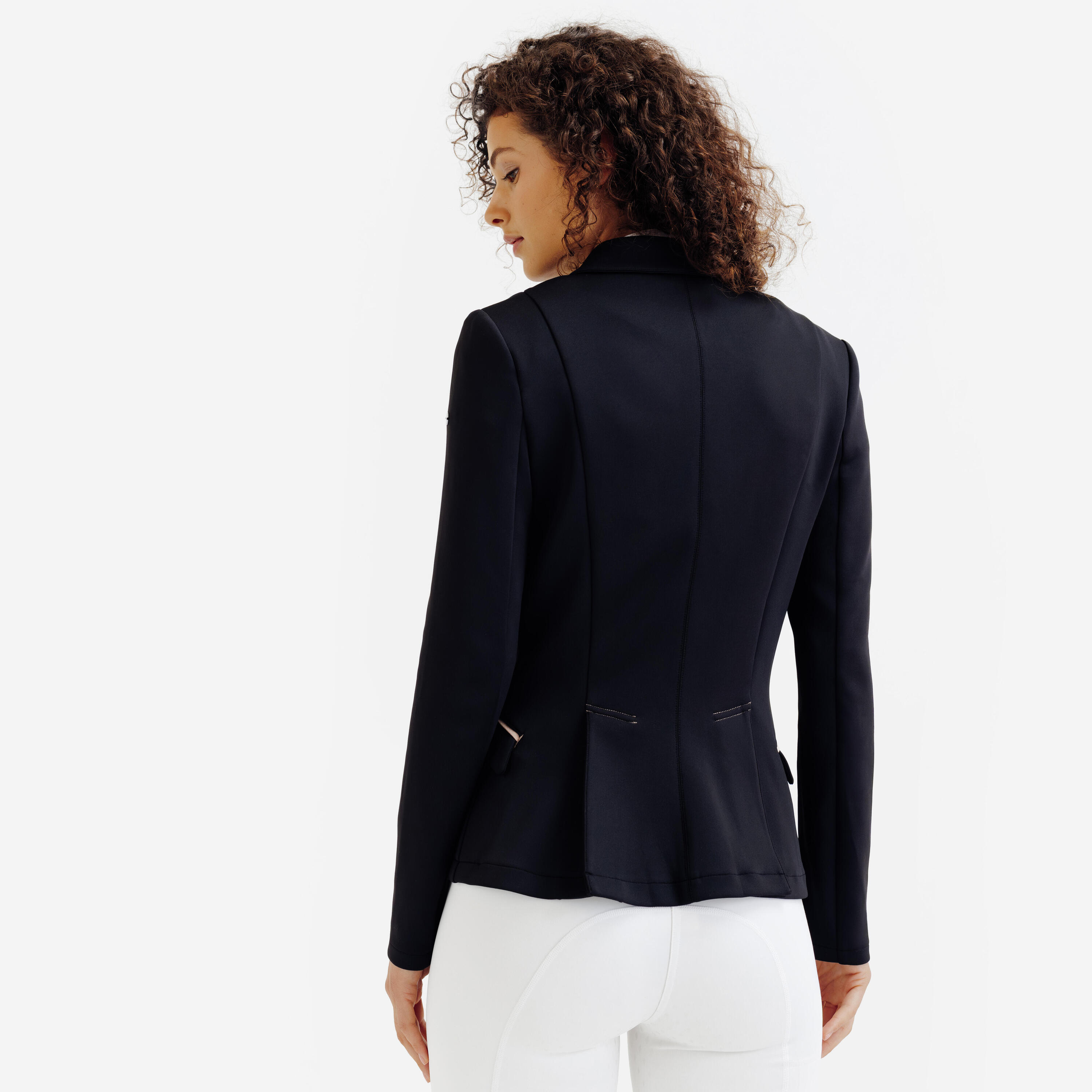 Chaqueta Concurso Equitación Mujer Negro