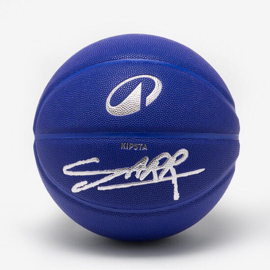 Ballon de basket taille 7 - BT500 GRIP SIGNATURE SARR Bleu