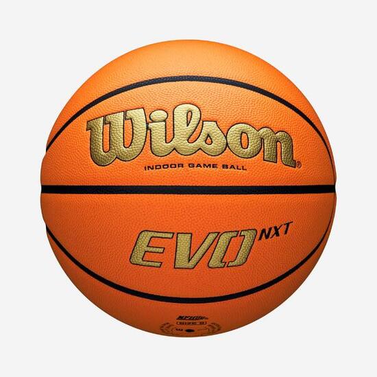 Ballon de basketball taille 7 - Wilson NCAA EVO NXT or