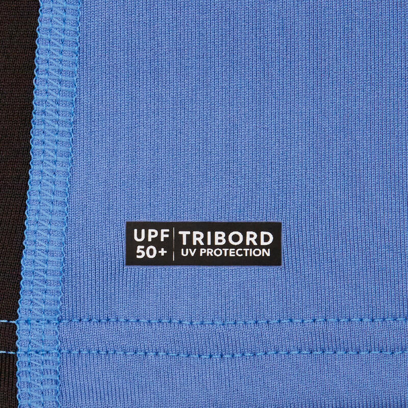 Tricou anti-UV 500 UPF50+, UV>95% Negru și Albastru Băieți