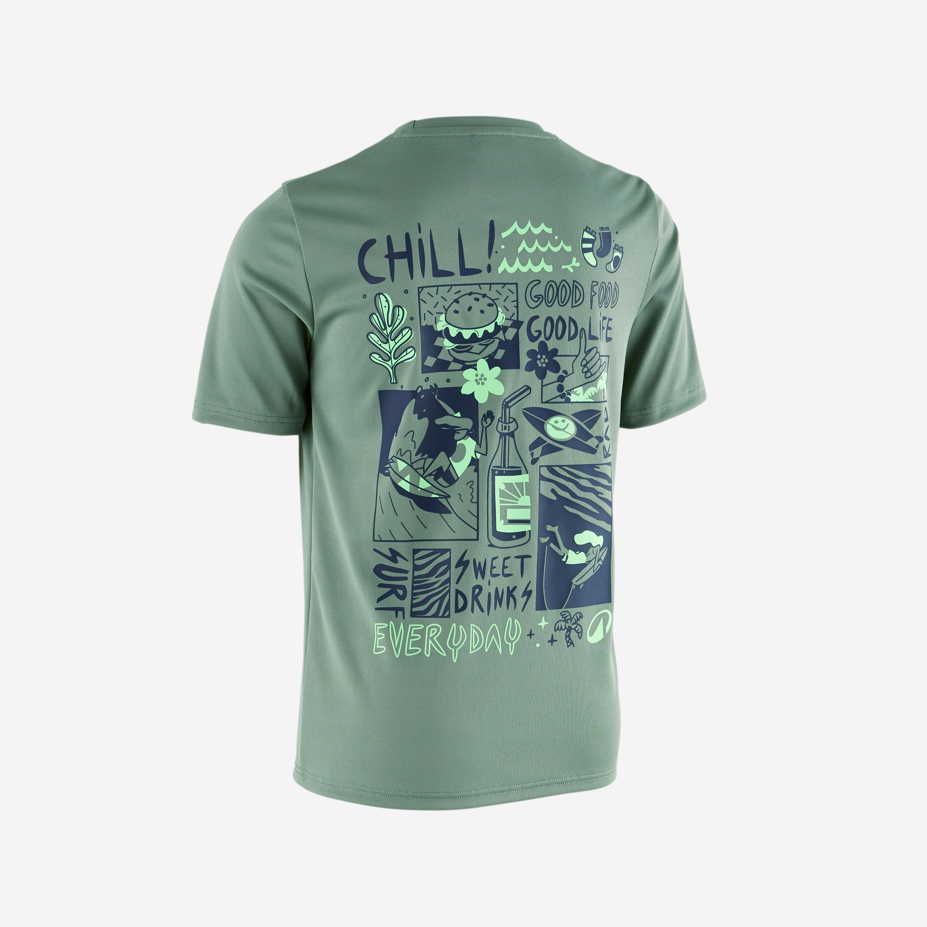 Maillot dermoprotecteur de surf à manches courtes enfant, 100 9/10