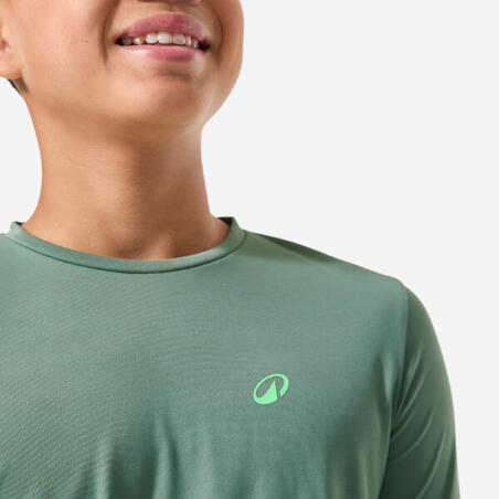 Футболка дитяча 100 для серфінгу з УФ-захистом хакі