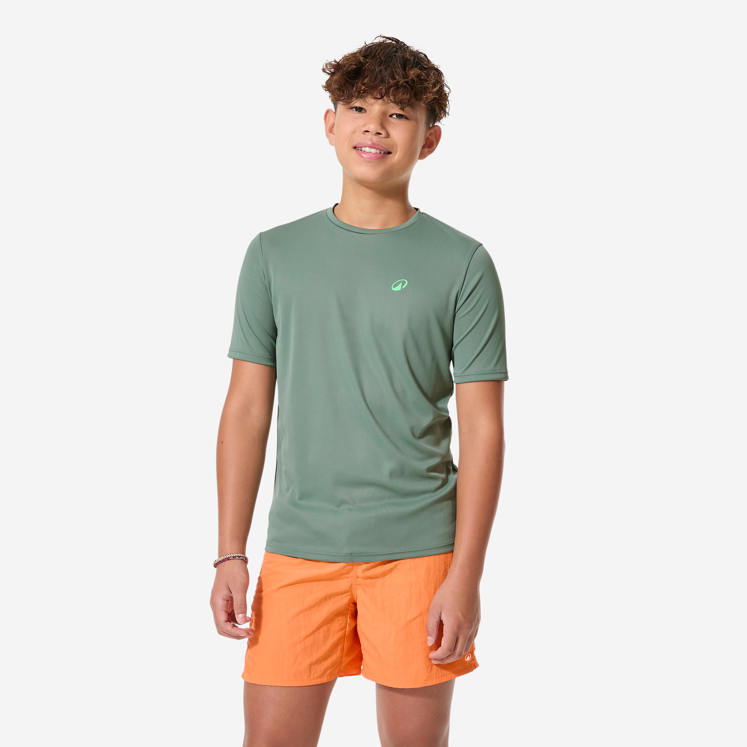 Maillot dermoprotecteur de surf à manches courtes enfant, 100 4/10
