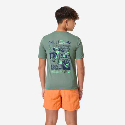 Top UV surfingowy dla dzieci Decathlon 100 Surf Everyday