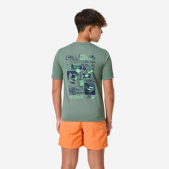 Top UV surfingowy dla dzieci Decathlon 100 Surf Everyday