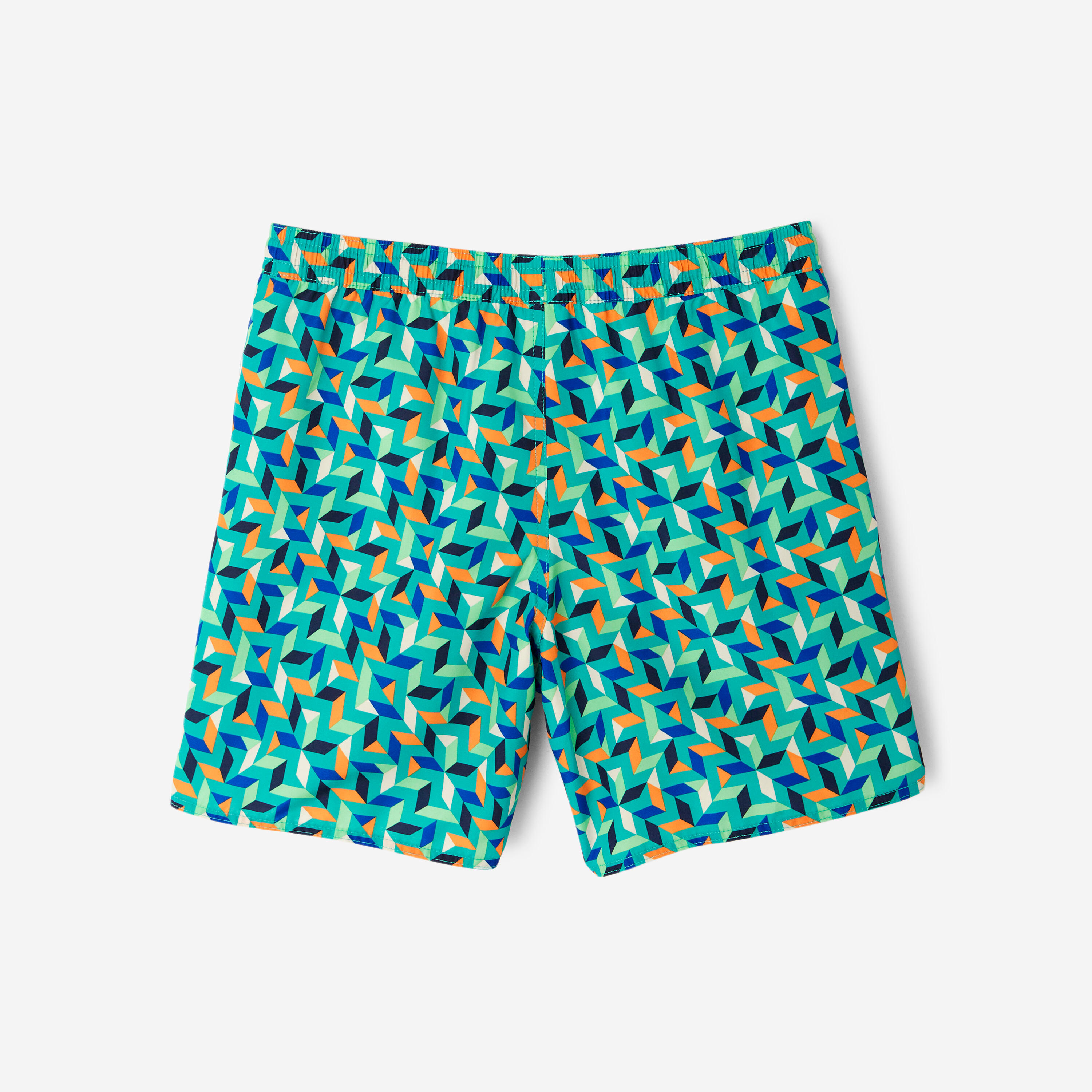Short de bain surf enfant, 100 Geokani vert 10/11