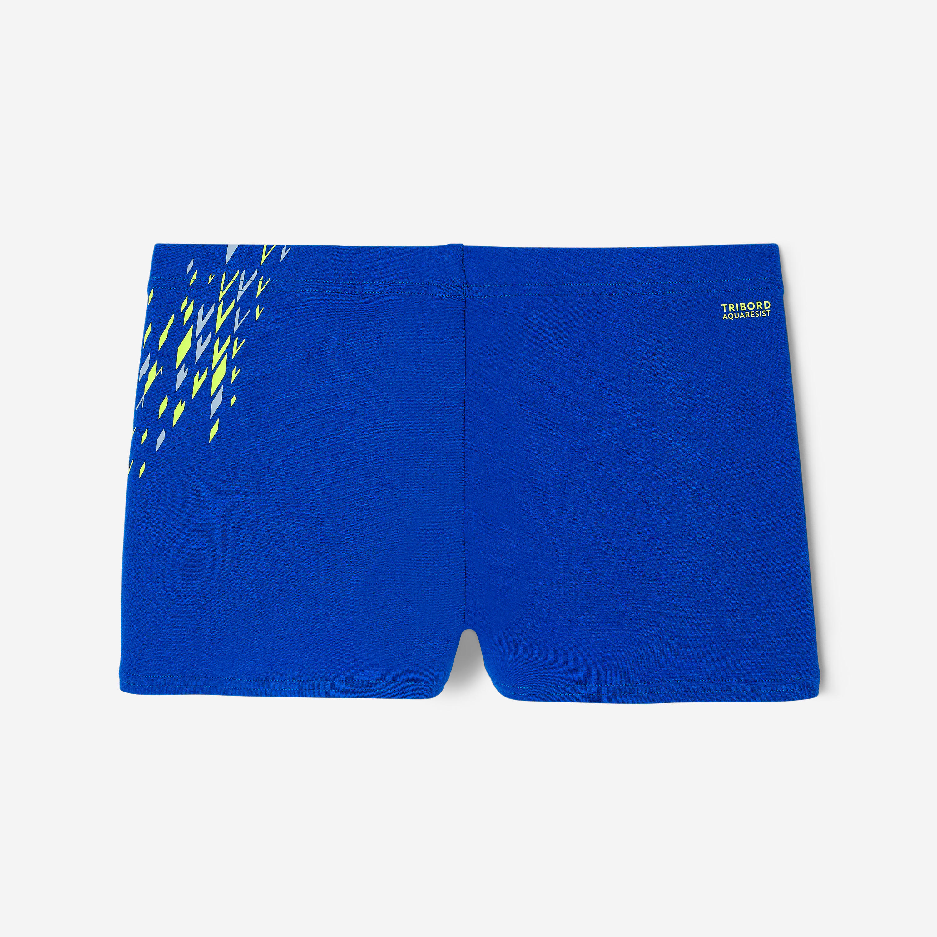 Bañador Niño Adolescente Bóxer Natación Fiti Corner Azul-Amarillo 8/10