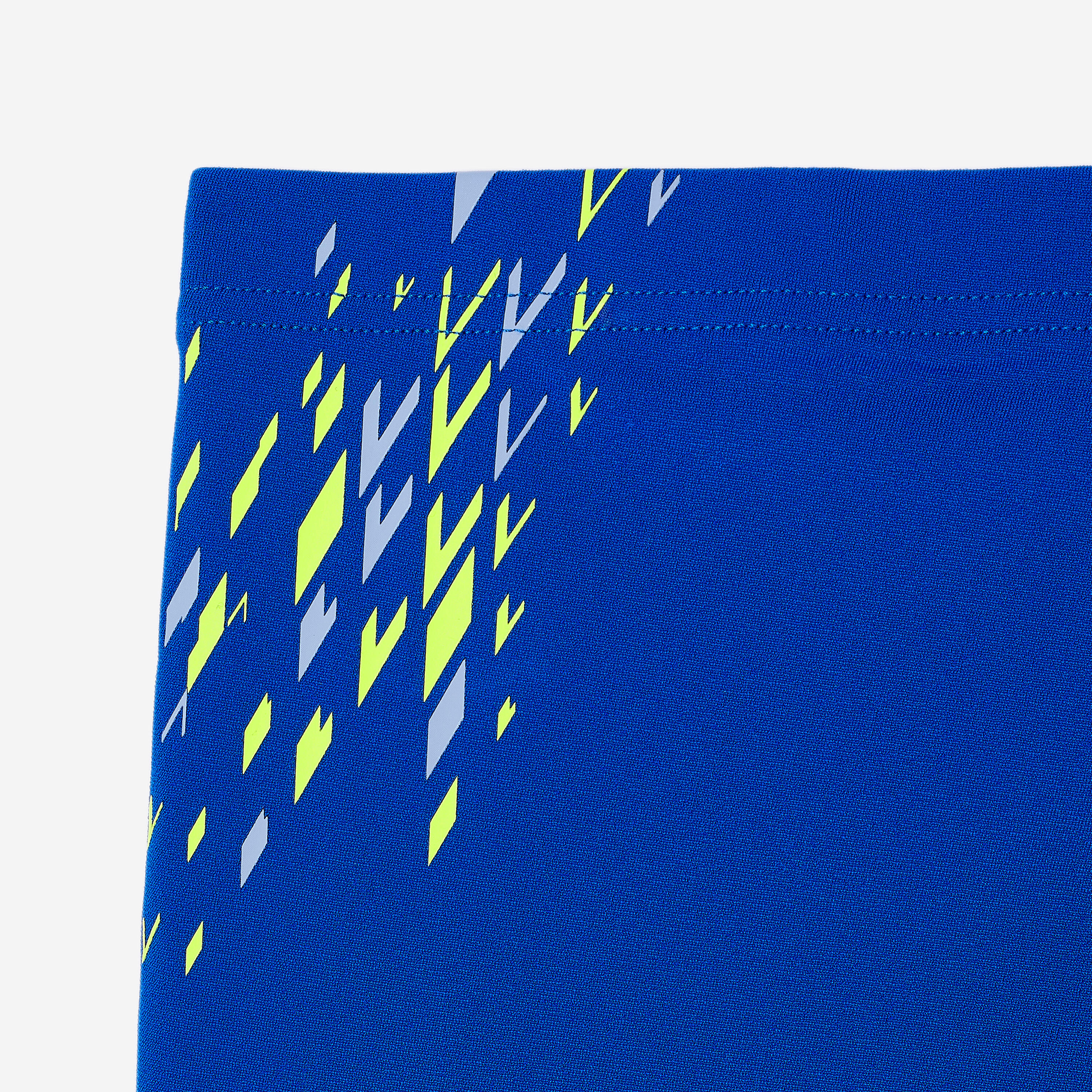 Bañador Niño Adolescente Bóxer Natación Fiti Corner Azul-Amarillo 9/10