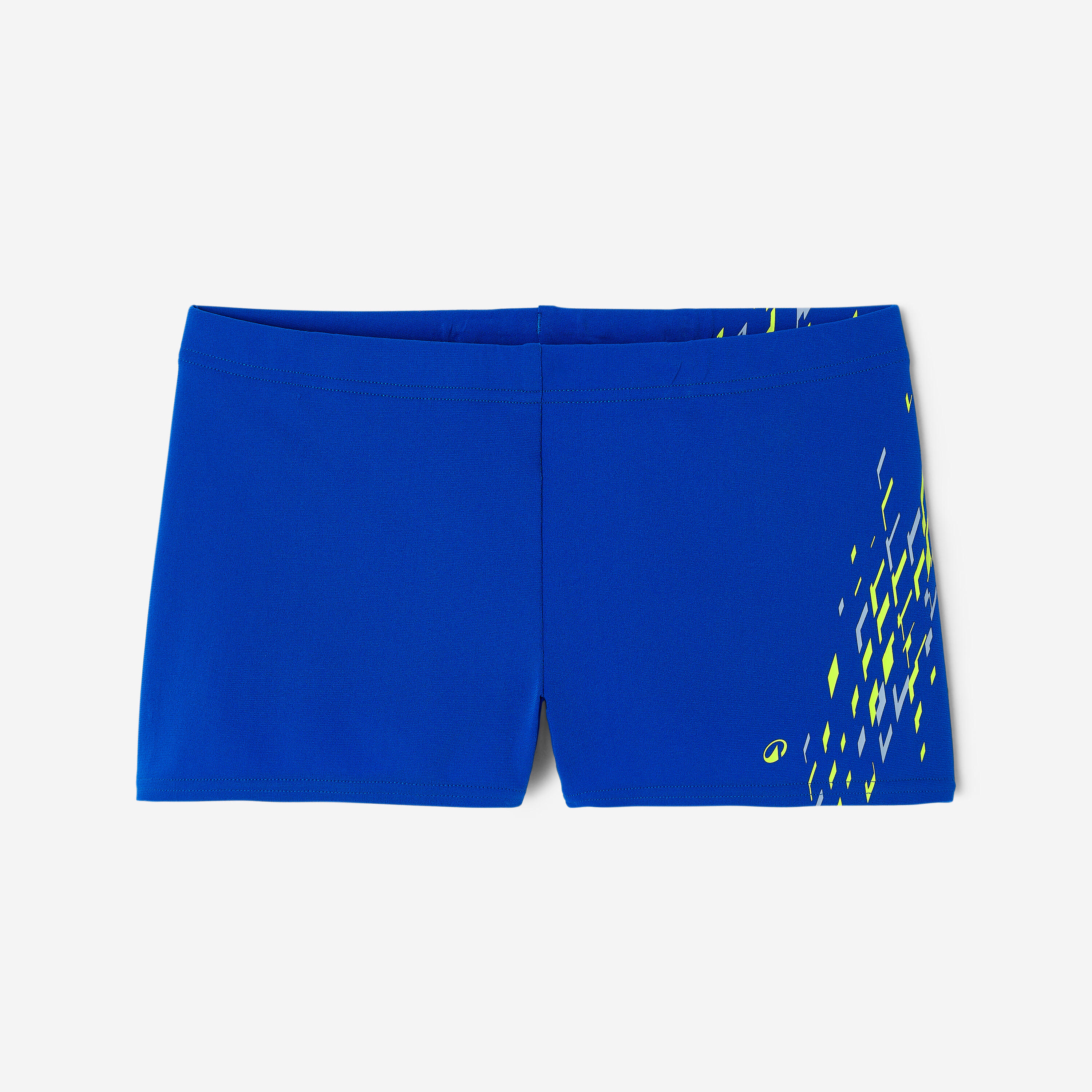 Bañador Niño Adolescente Bóxer Natación Fiti Corner Azul-Amarillo 7/10
