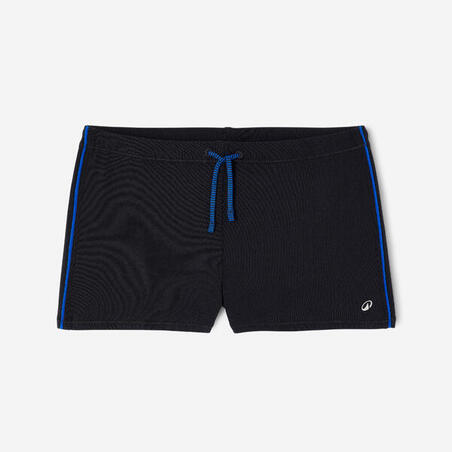 Плавки-боксери 100 Plus для хлопців для плавання чорні