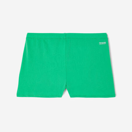 Плавки-боксери 100 Plus для хлопців для плавання зелені