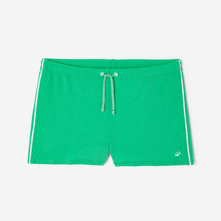 Плавки-боксери 100 Plus для хлопців для плавання зелені