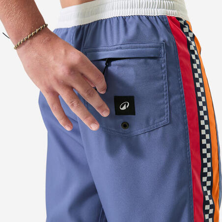 Шорти дитячі 900 Ckecklines для серфінгу сині