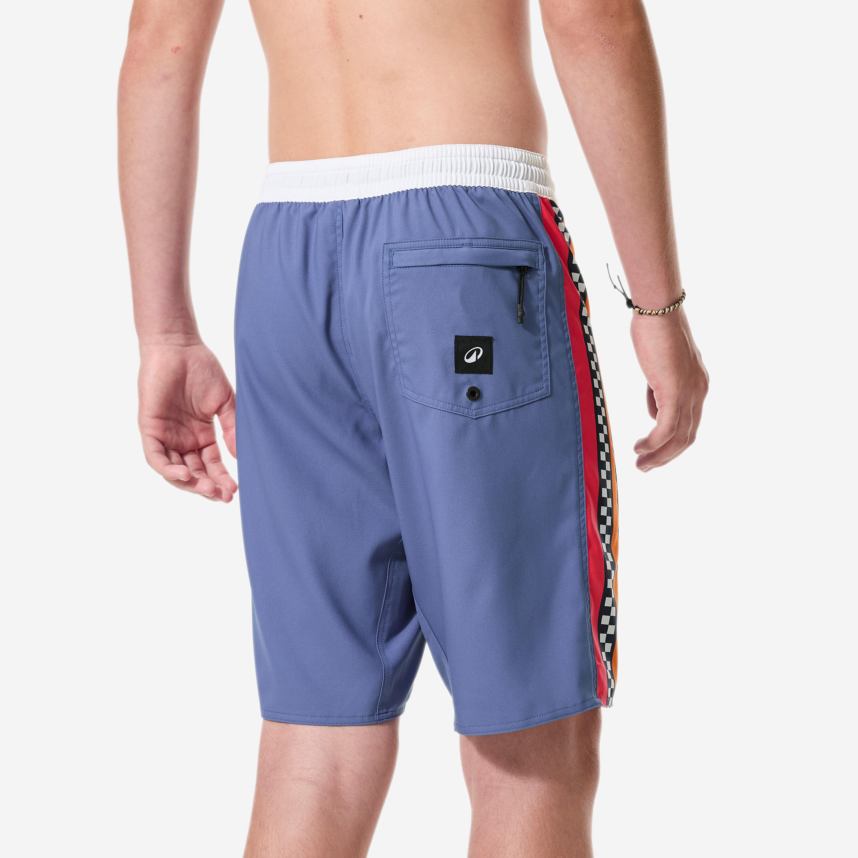 Bermudas Surf 900 Checklines Niños Azul 4/11
