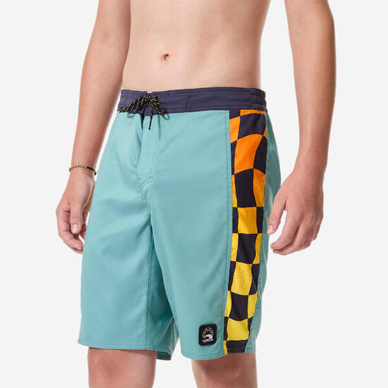 Costume mare surf ragazzo 900 BAND nero