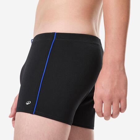 Плавки-боксери 100 Plus для хлопців для плавання чорні