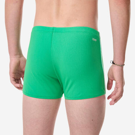 Плавки-боксери 100 Plus для хлопців для плавання зелені