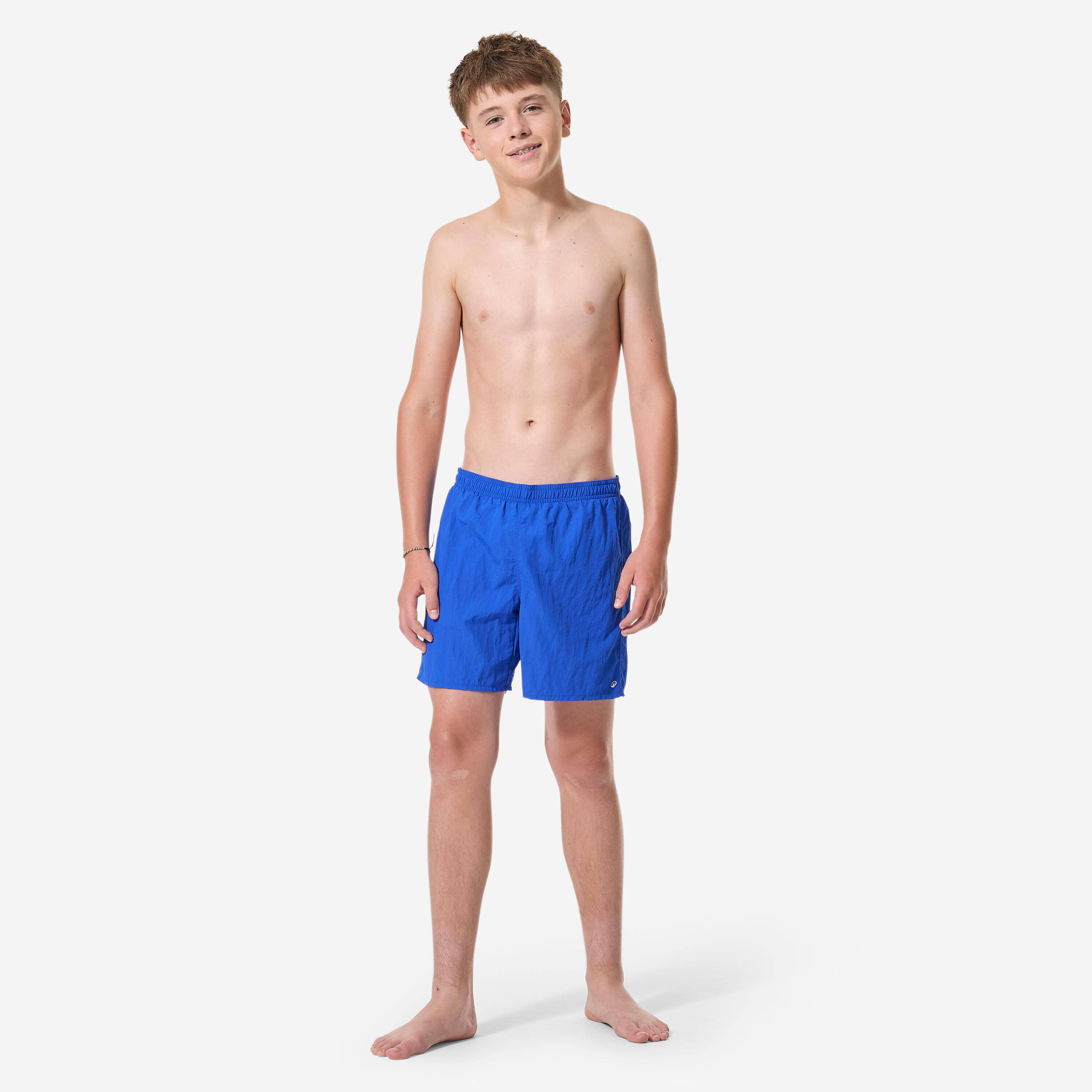 Teen boys’ swim shorts, Swimshort indigo -  2