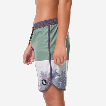 Шорти дитячі 500 Photopalm для серфінгу хакі