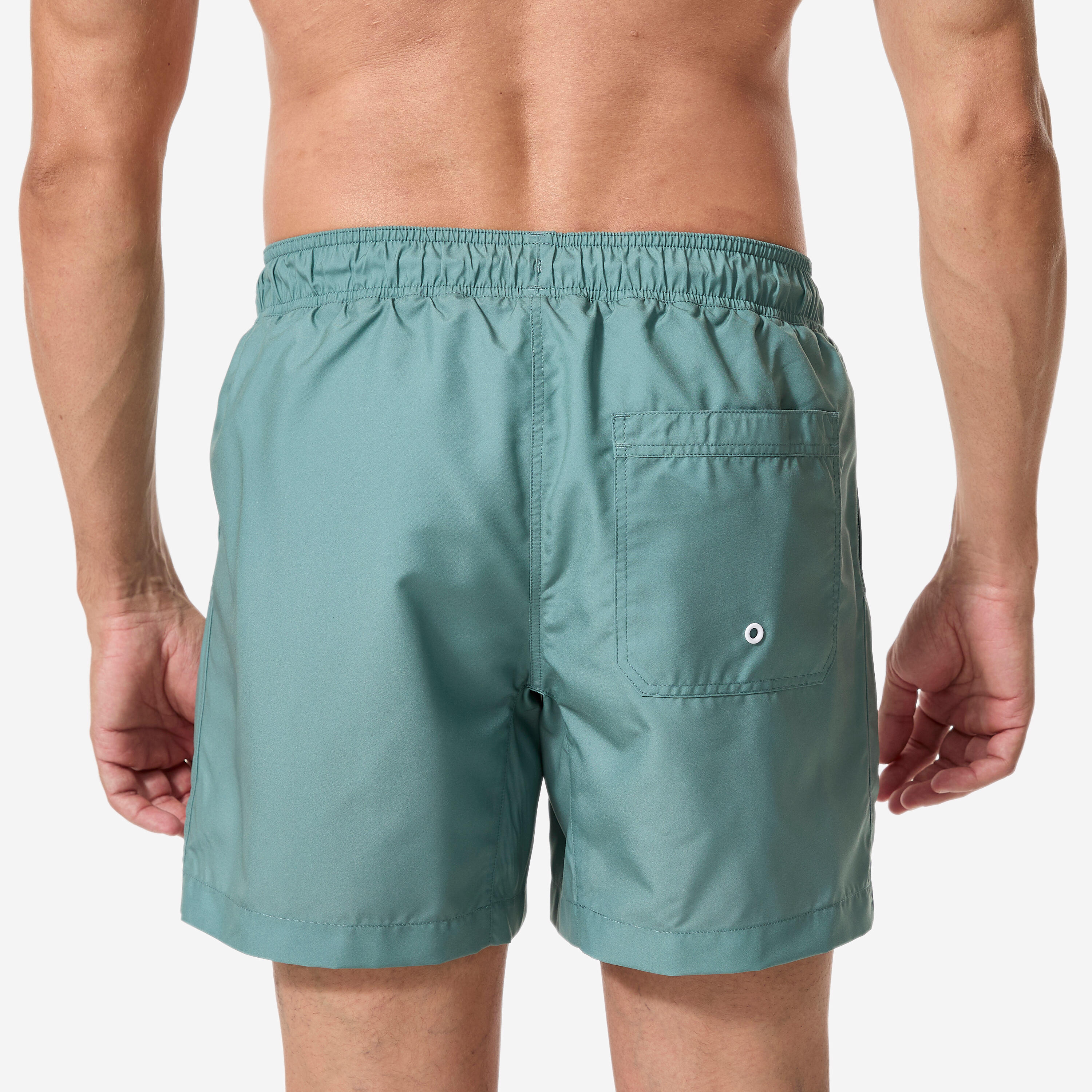 Boardshort surf short de bain court 15" homme, 100 Rad vert 10/19