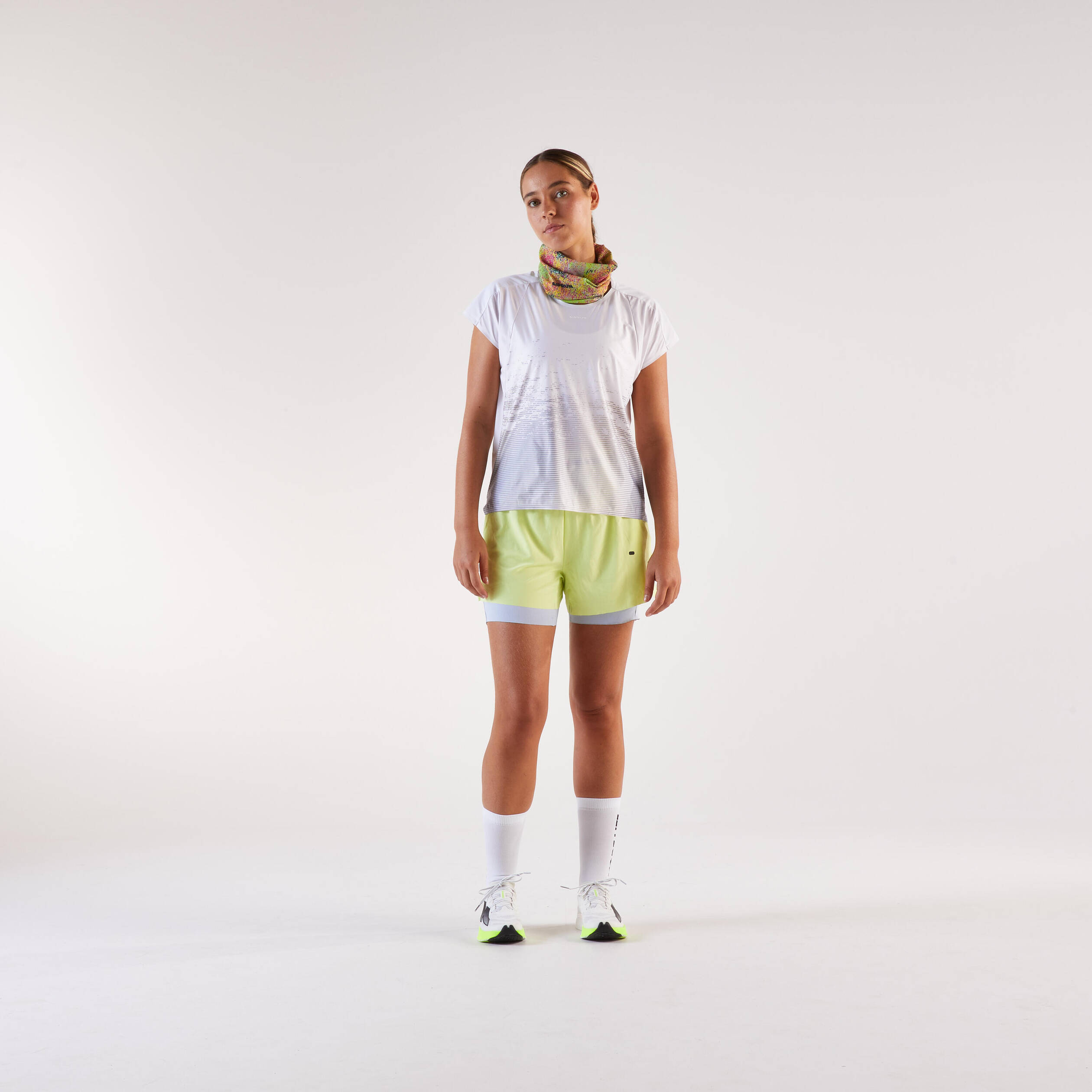 KIPRUN Unisex running neck warmer/multi-purpose headband - Black