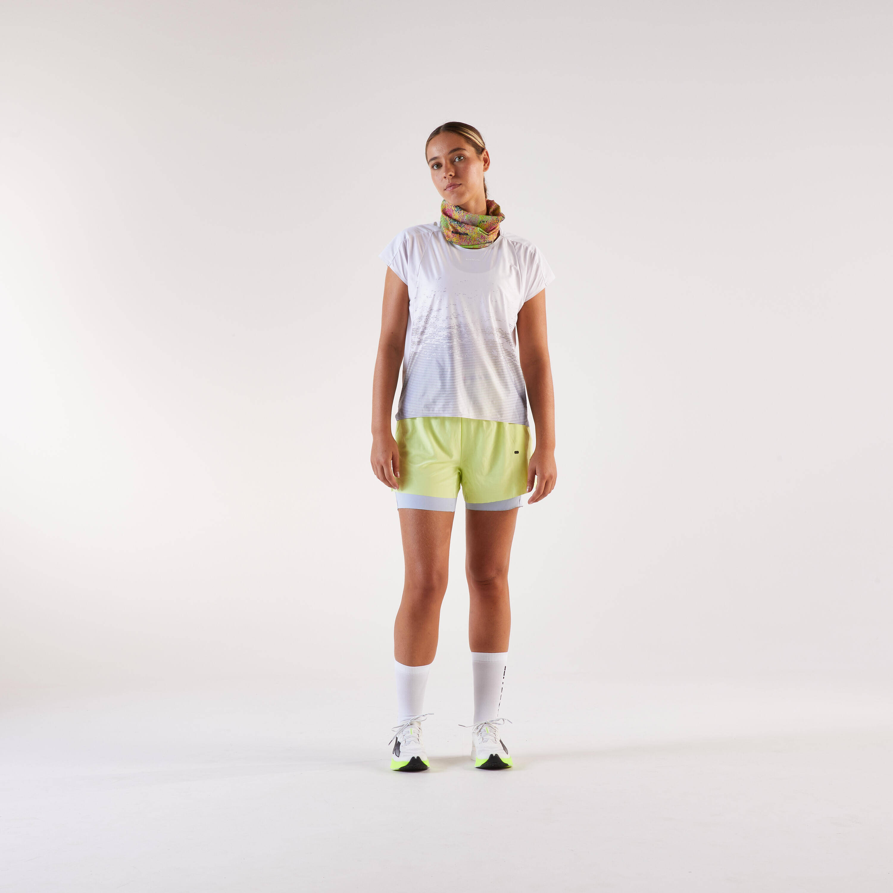 KIPRUN Unisex running neck warmer/multi-purpose headband - Black -  1