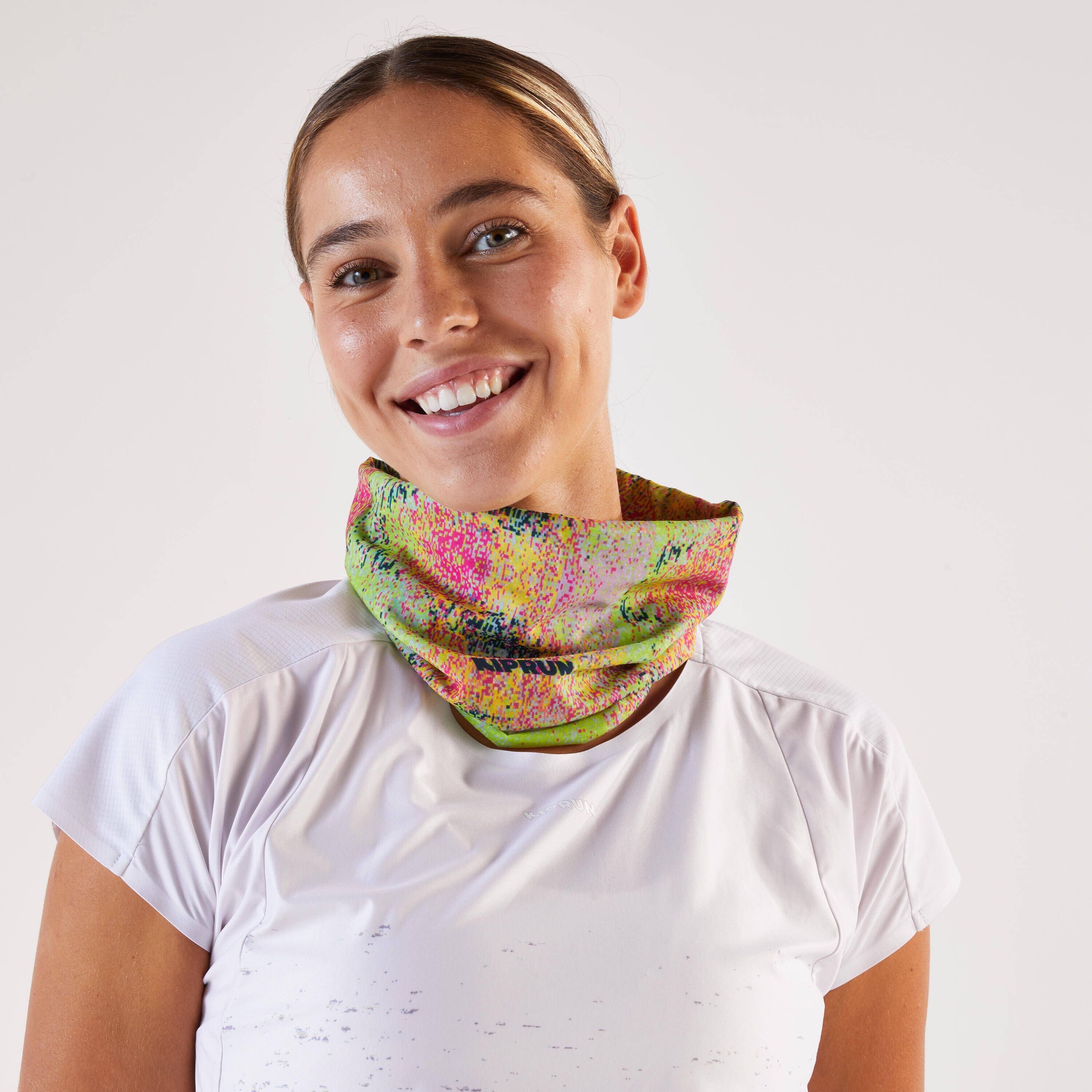 KIPRUN Unisex running neck warmer/multi-purpose headband - Black -  3