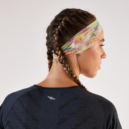 Пов'язка на голову Kiprun V2 для бігу жовта