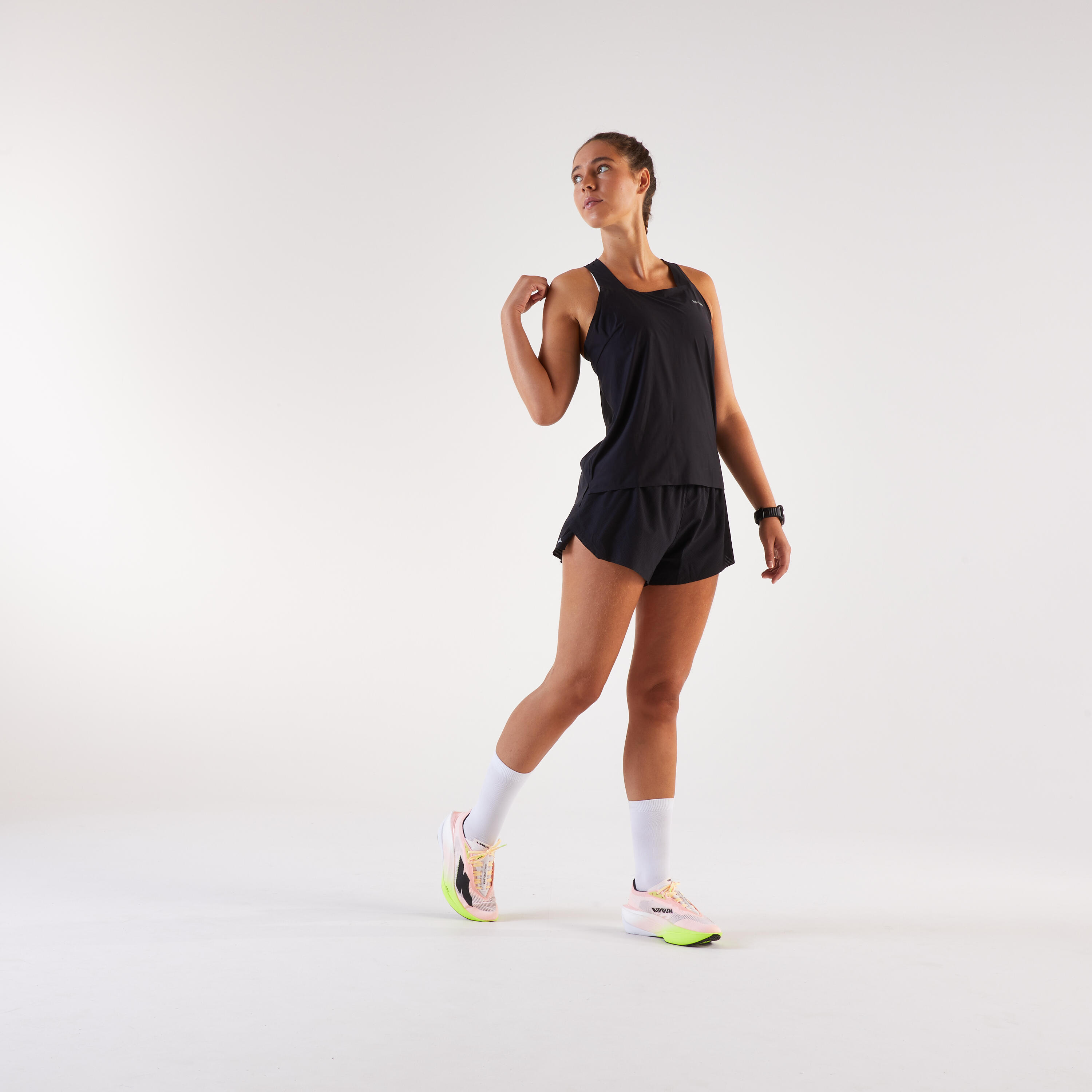 Canotta running donna RUN LIGHT 900 nera 6/8