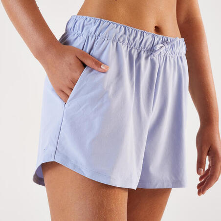 Шорти жіночі Run 500 Dry для бігу та трейлу фіолетові