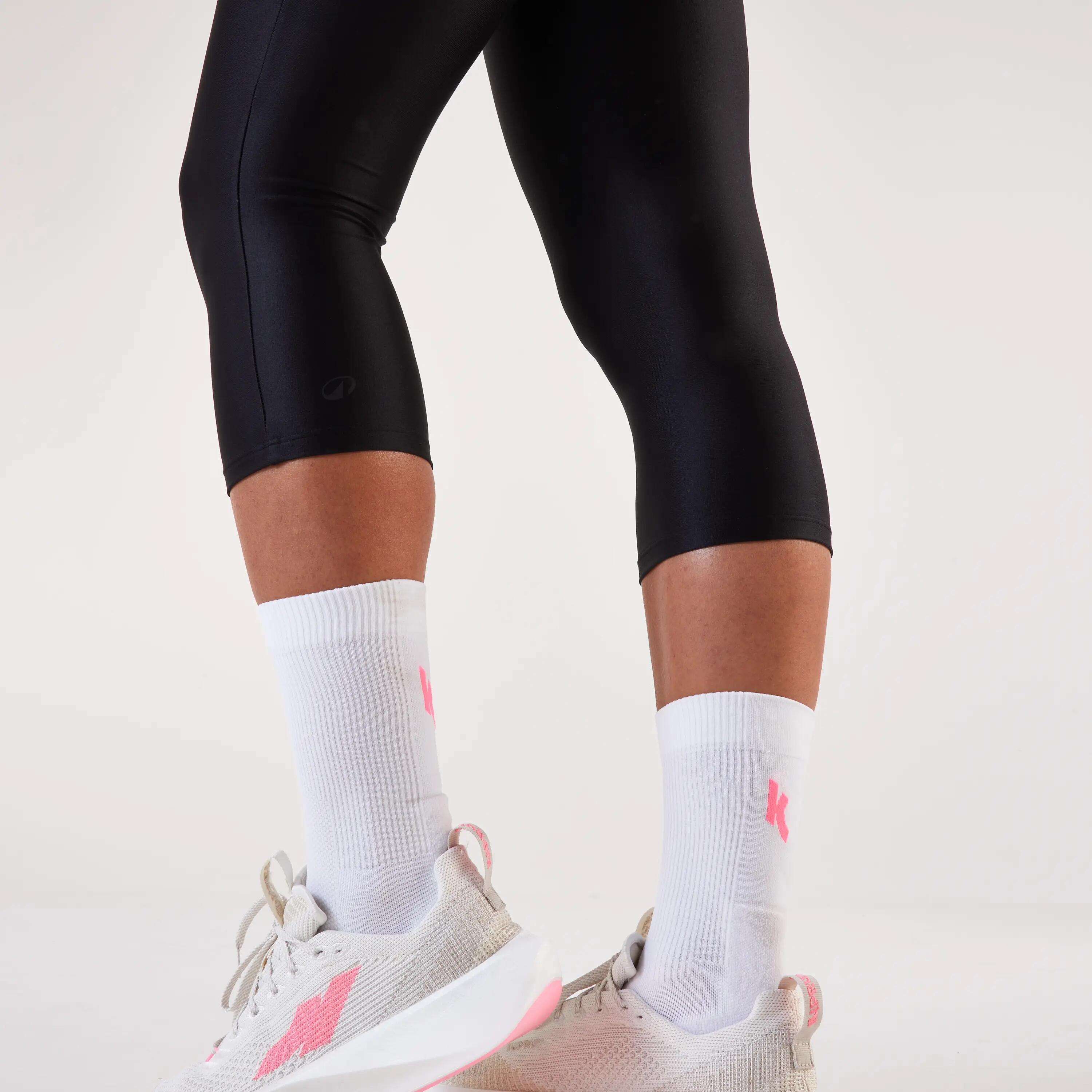 Leggings capri de running negros para mujer Kiprun RUN 100 17/17