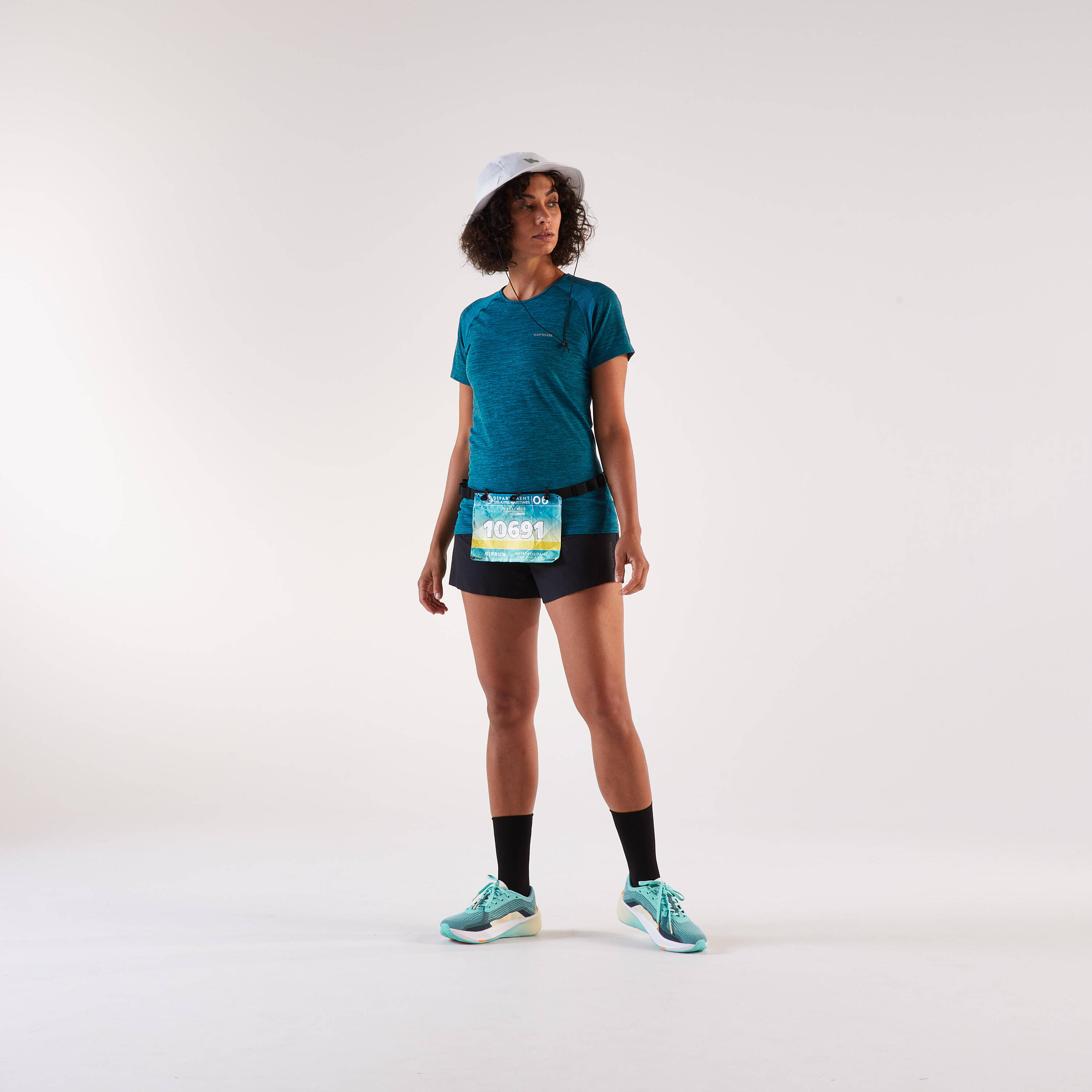 RACE NUMBER RUNNING BELT - BLACK -  3