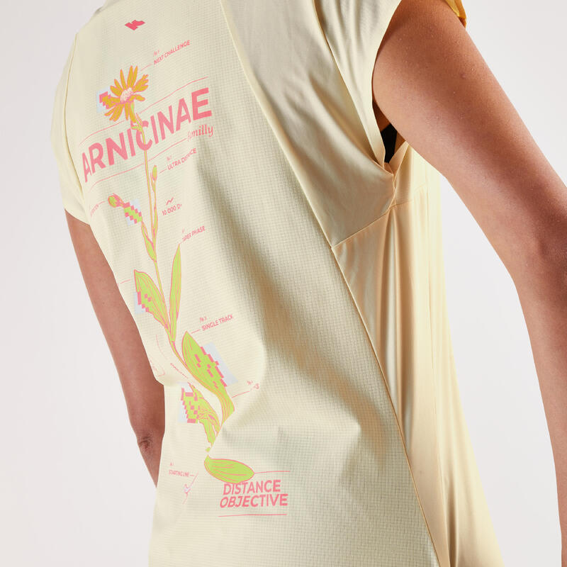 Tricou ușor de alergare KIPRUN Run 900 Light Galben Damă