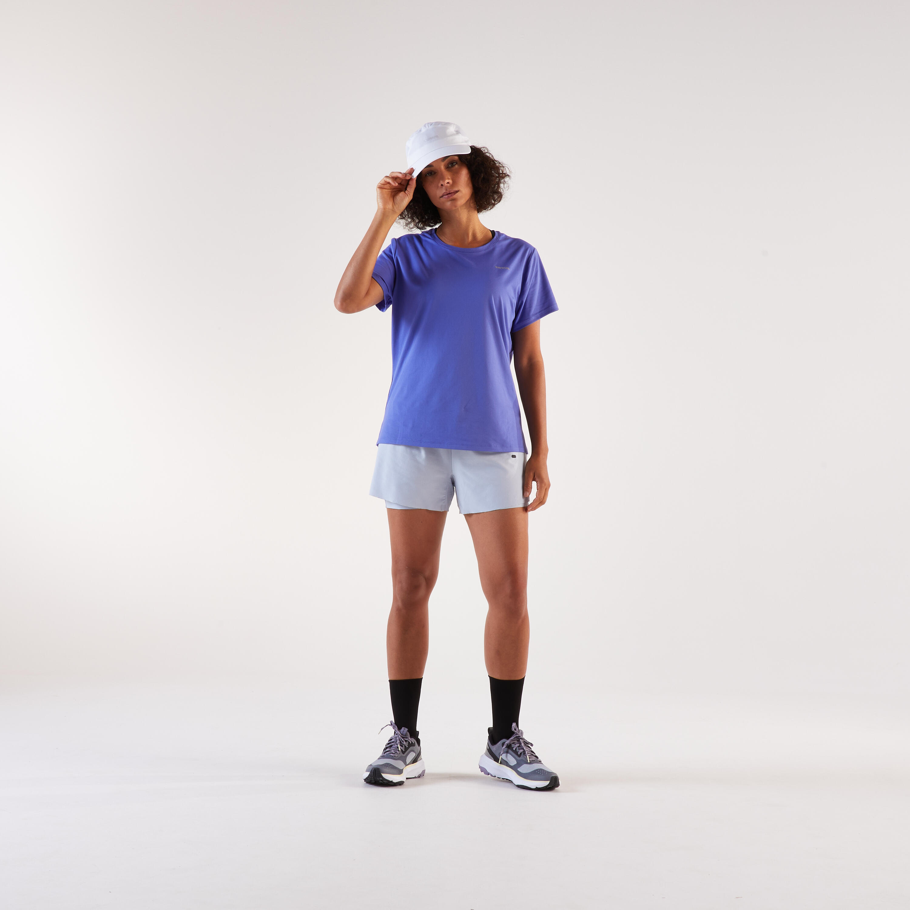 Kiprun Run 500 Dry Women's breathable running T-shirt - Dark purple 3/13