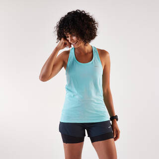 Women's Running Tank Top Kiprun Run 500 Comfort Blue