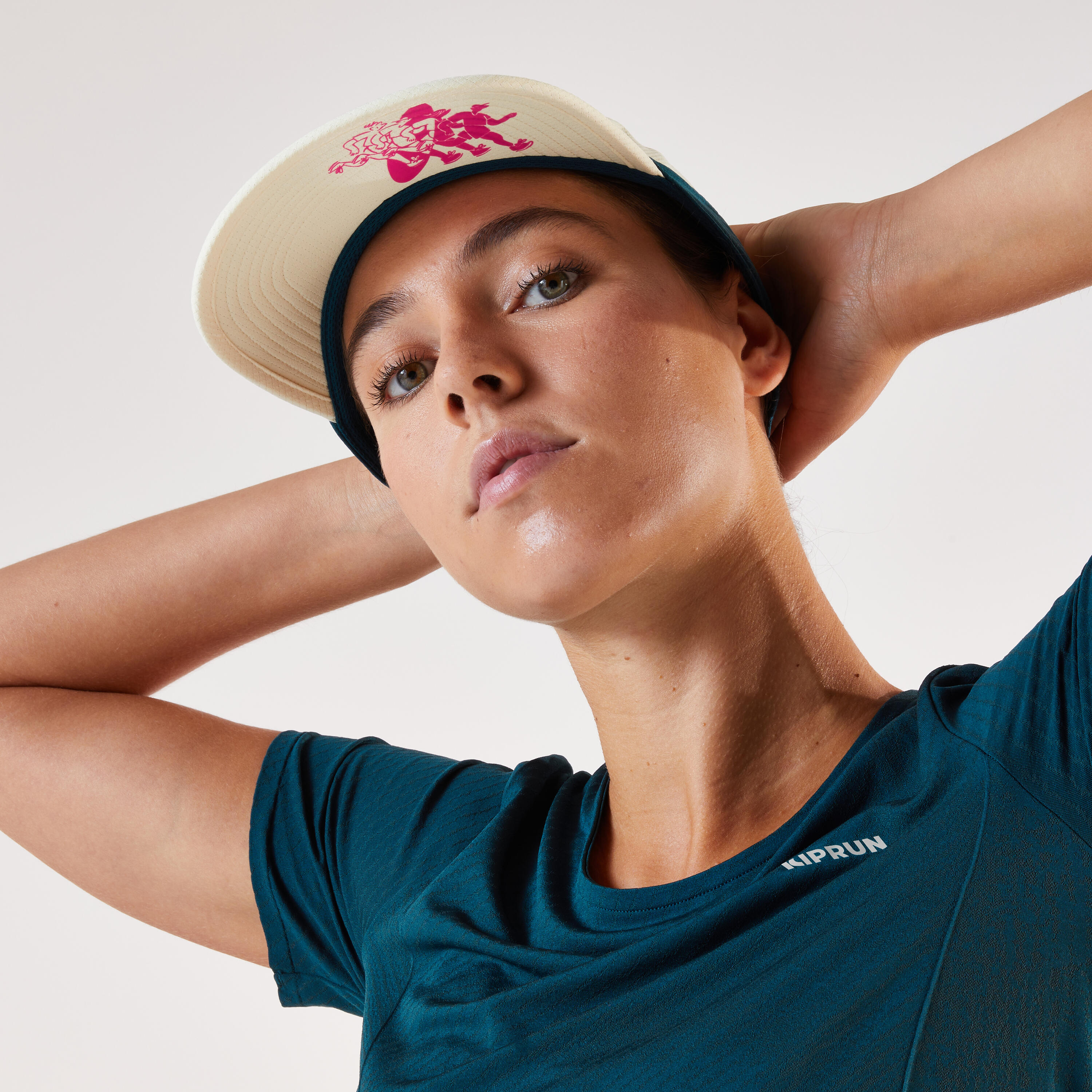 T-shirt de course femme, Run 500 Confort - KIPRUN