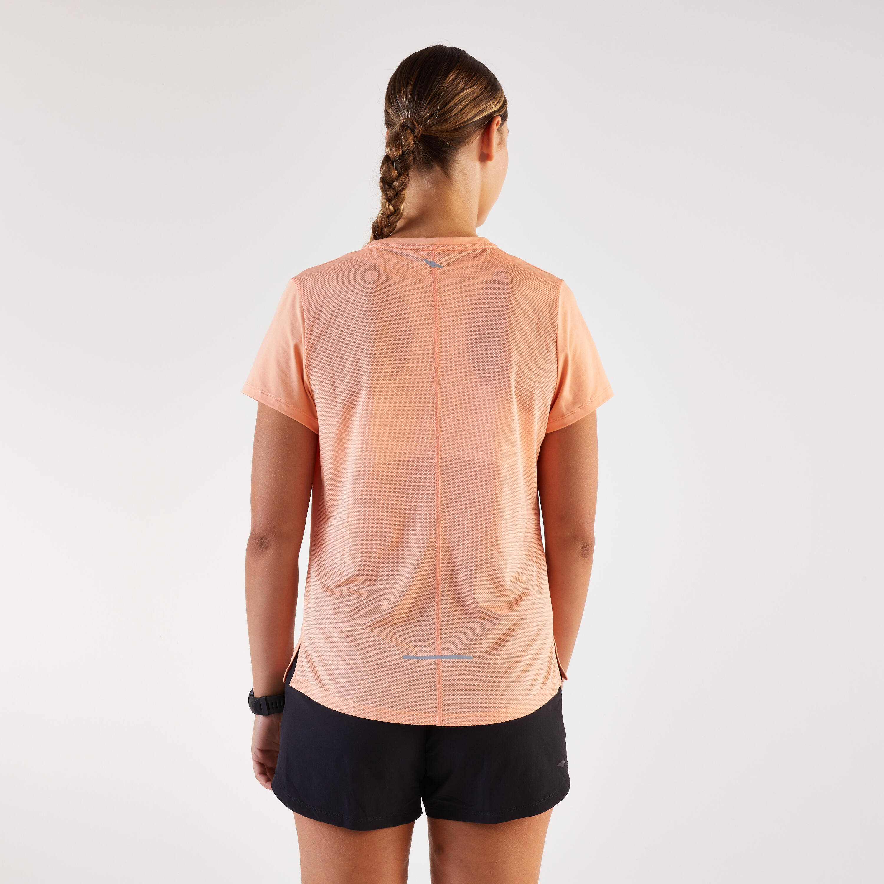 KIPRUN Run 500 Dry Women's Breathable Running T-shirt - Orange -  3
