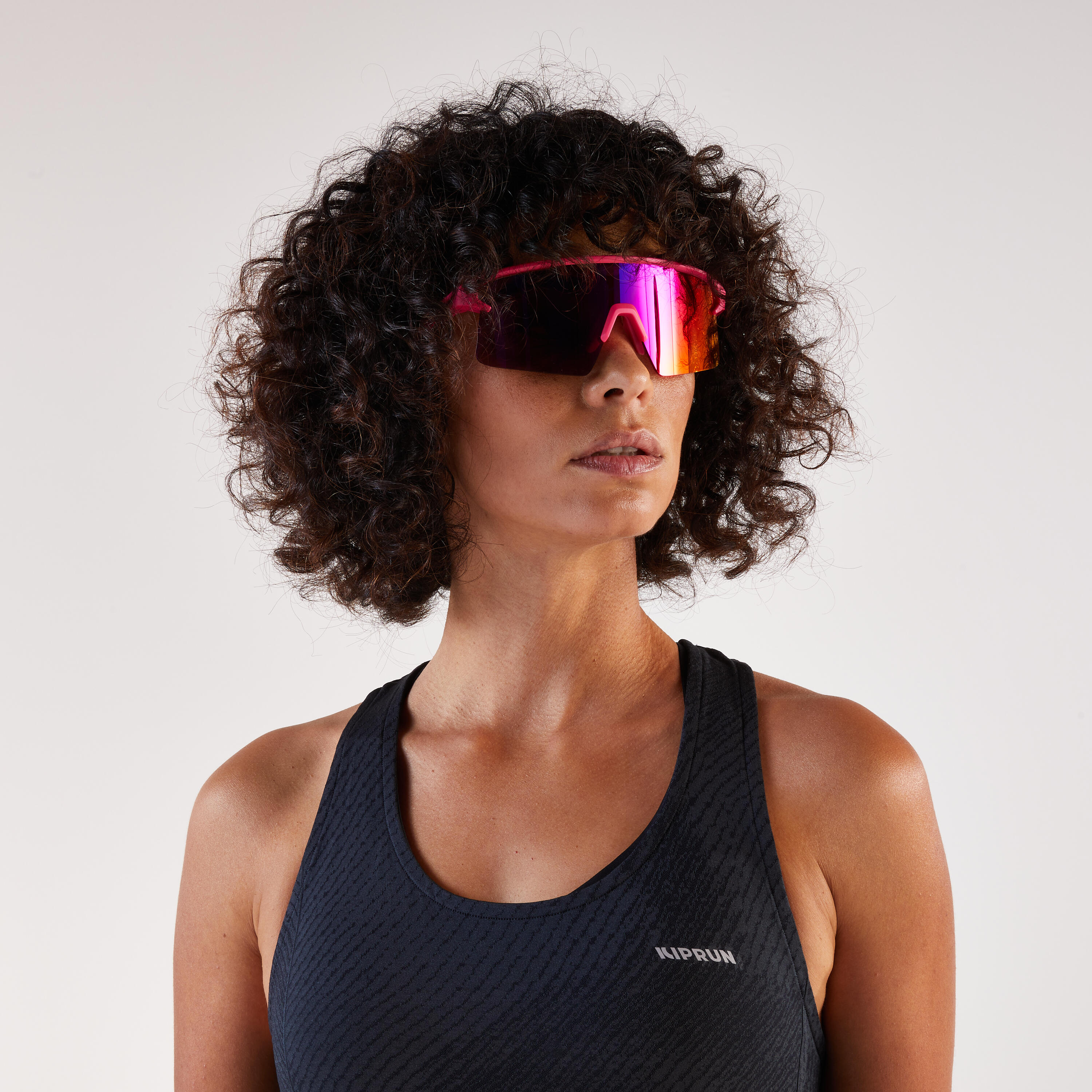 Débardeur de running Femme, Kiprun Run 500 Confort noir - KIPRUN