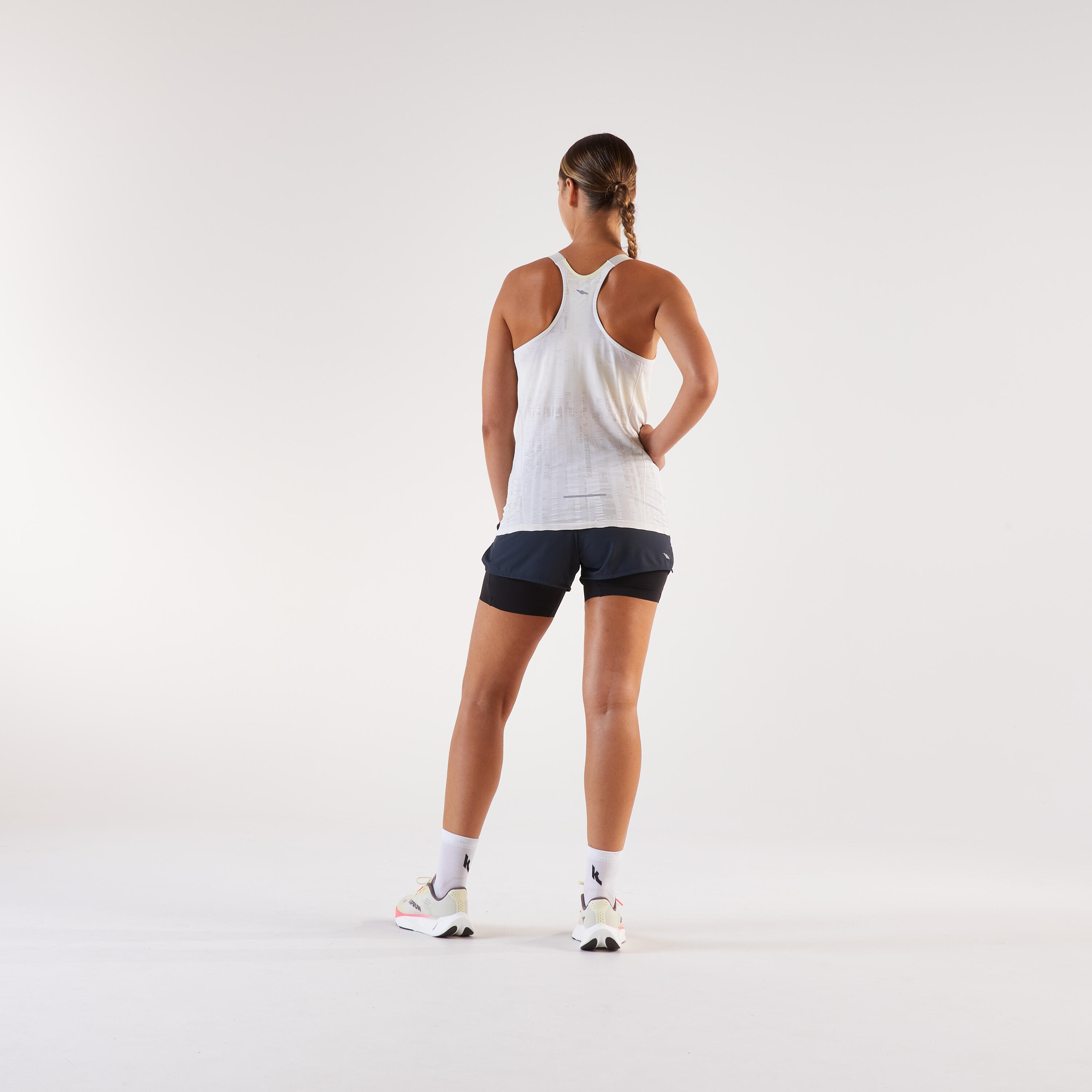 Women’s 2-in-1 Running Shorts, Run 500 Comfort  - KIPRUN