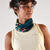 Tour de cou / bandeau multifonctions running Homme Femme, Kiprun bleu et rose
