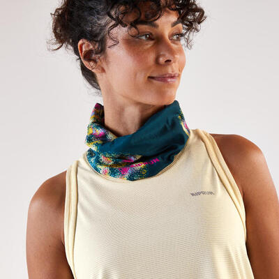 Fascia / Scaldacollo multiuso running adulto lilla-vaniglia