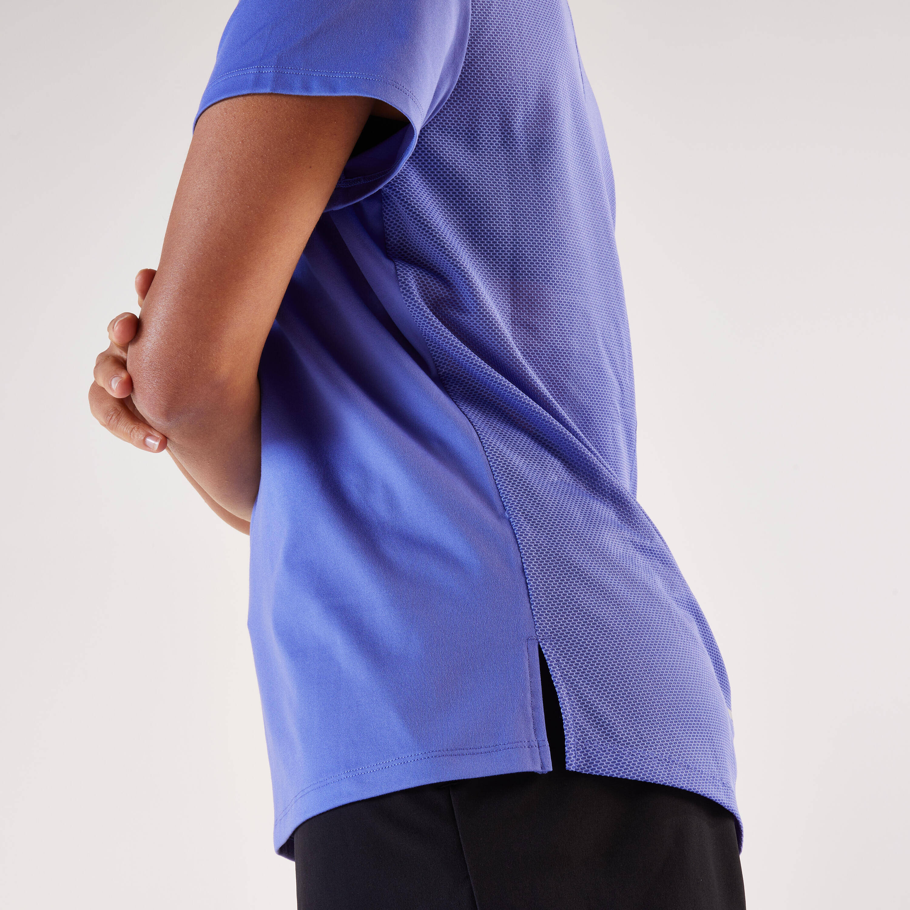Kiprun Run 500 Dry Women's breathable running T-shirt - Dark purple -  3