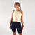 Débardeur court de Running respirant Femme , Kiprun Run 500 jaune