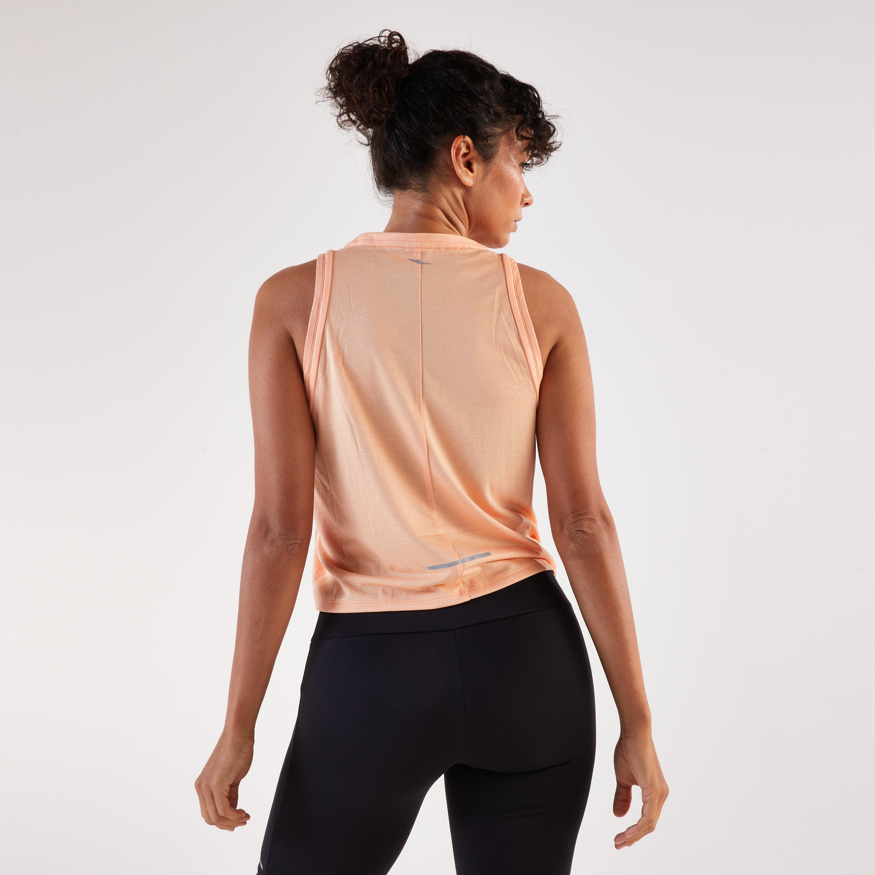 Women's Breathable Short Running Tank Top, Run 500 - KIPRUN