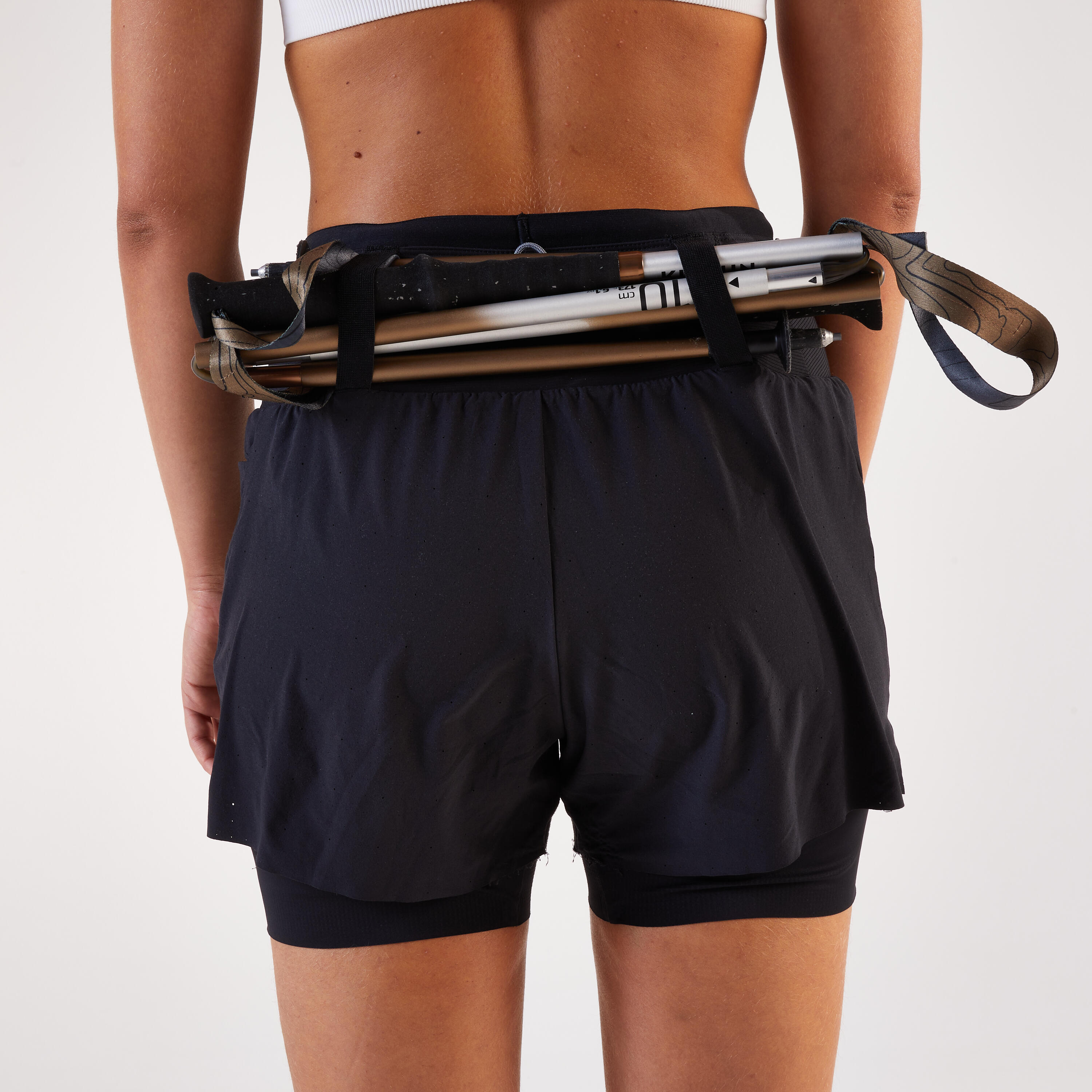 Short 2en1 de trail Femme , Kiprun Run 900 Ultra 11/12