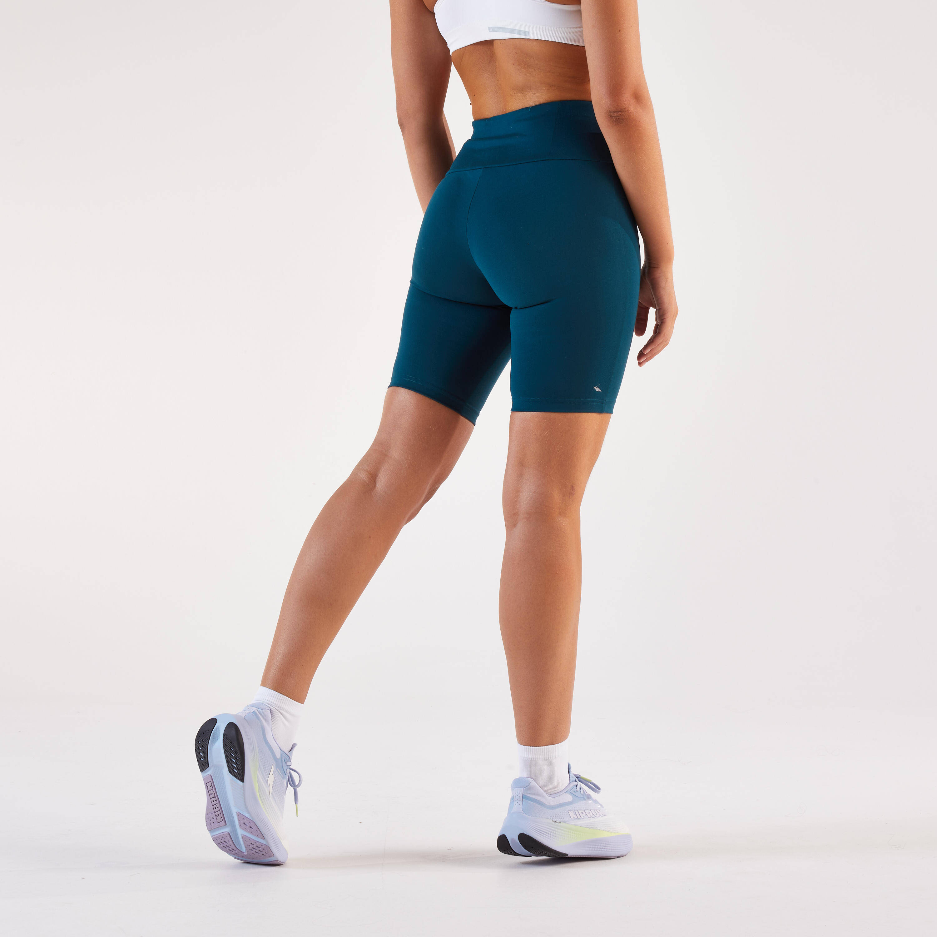 Women's Running Tight Shorts - Kiprun Run 500 Comfort Black -  4