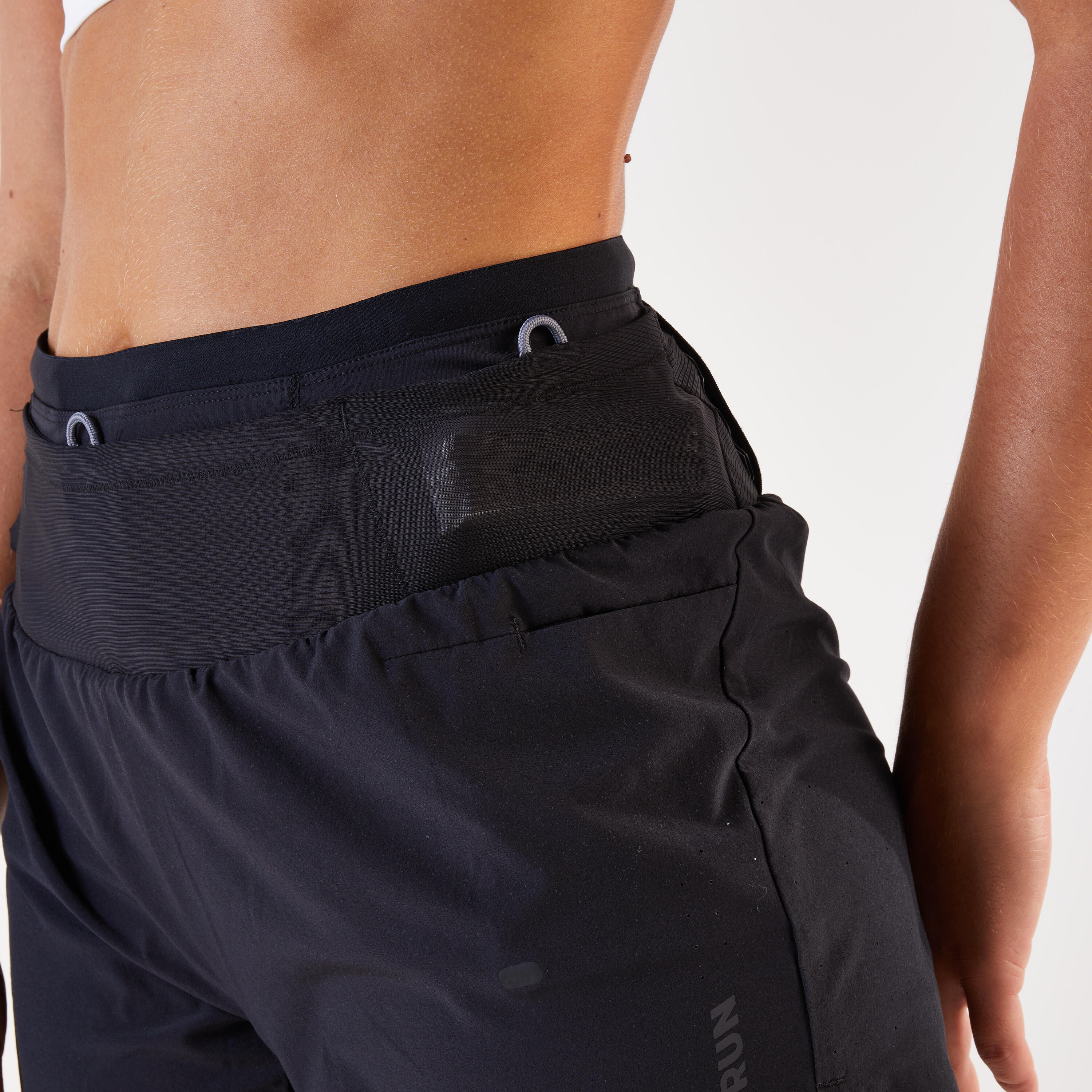 Short 2en1 de trail Femme , Kiprun Run 900 Ultra 6/12