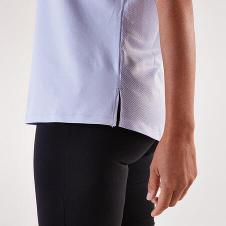 Футболка жіноча Run 500 Dry для бігу фіолетова