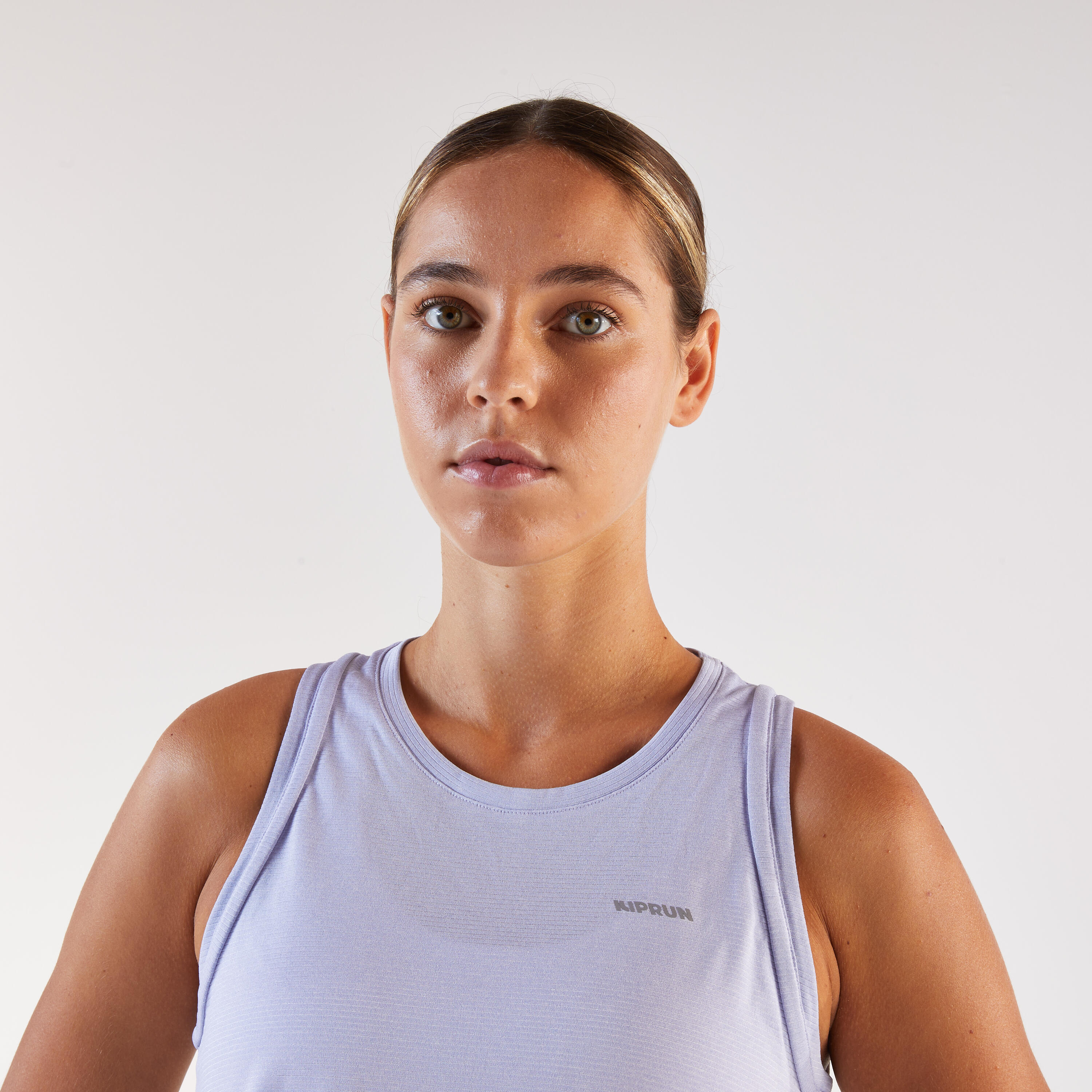 Camisole de course courte et respirante femme, Run 500 5/13